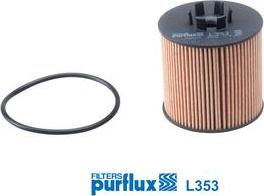 Purflux L353 - Масляный фильтр autospares.lv