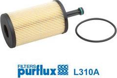 Purflux L310A - Масляный фильтр autospares.lv