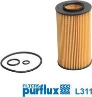 Purflux L311 - Масляный фильтр autospares.lv