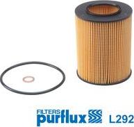 Purflux L292 - Масляный фильтр autospares.lv
