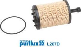 Purflux L267D - Масляный фильтр autospares.lv