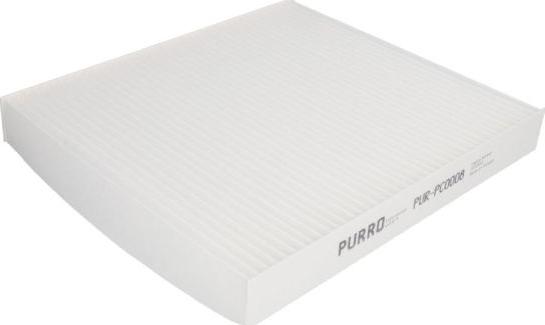PURRO PUR-PC0008 - Фильтр воздуха в салоне autospares.lv