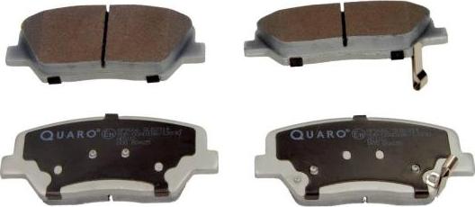 QUARO QP9666 - Тормозные колодки, дисковые, комплект autospares.lv