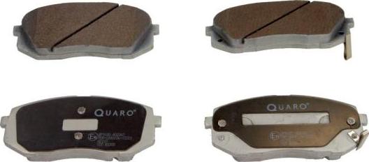 QUARO QP9180 - Тормозные колодки, дисковые, комплект autospares.lv