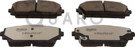 QUARO QP9131C - Тормозные колодки, дисковые, комплект autospares.lv