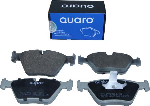 QUARO QP9345 - Тормозные колодки, дисковые, комплект autospares.lv