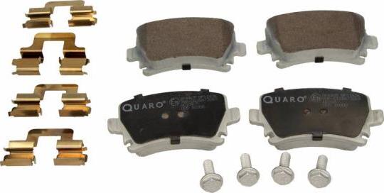 QUARO QP4465 - Тормозные колодки, дисковые, комплект autospares.lv