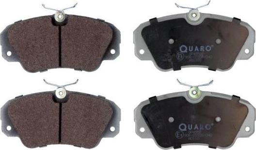 QUARO QP4558 - Тормозные колодки, дисковые, комплект autospares.lv