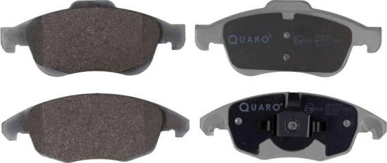 QUARO QP4552 - Тормозные колодки, дисковые, комплект autospares.lv