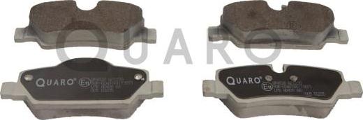 QUARO QP4538 - Тормозные колодки, дисковые, комплект autospares.lv