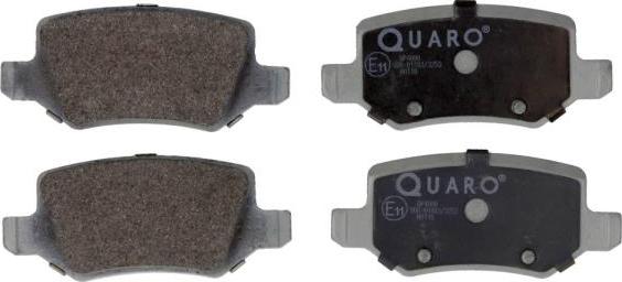 QUARO QP4099 - Тормозные колодки, дисковые, комплект autospares.lv