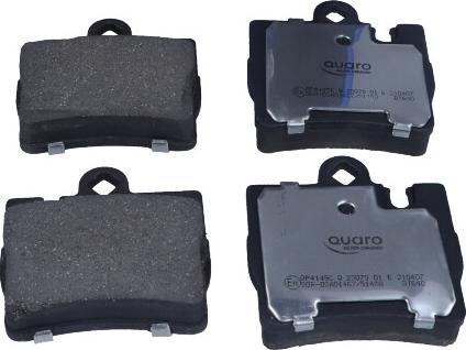 QUARO QP4149C - Тормозные колодки, дисковые, комплект autospares.lv