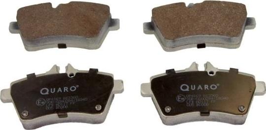 QUARO QP4169 - Тормозные колодки, дисковые, комплект autospares.lv