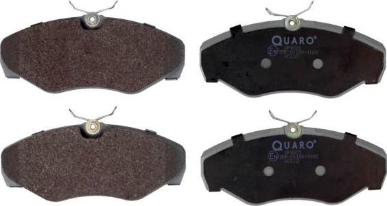 QUARO QP4821 - Тормозные колодки, дисковые, комплект autospares.lv