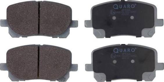 QUARO QP4366 - Тормозные колодки, дисковые, комплект autospares.lv