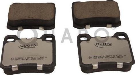 QUARO QP4299C - Тормозные колодки, дисковые, комплект autospares.lv