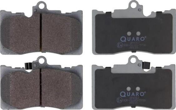 QUARO QP4767 - Тормозные колодки, дисковые, комплект autospares.lv