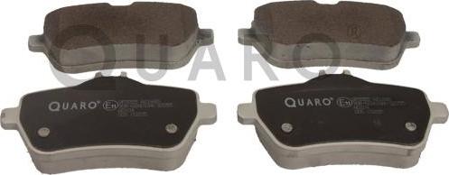 QUARO QP5555 - Тормозные колодки, дисковые, комплект autospares.lv