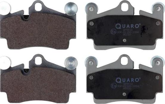 QUARO QP5518 - Тормозные колодки, дисковые, комплект autospares.lv