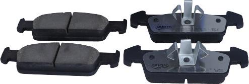 QUARO QP5343C - Тормозные колодки, дисковые, комплект autospares.lv