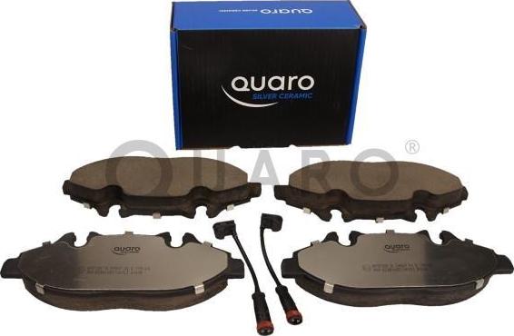 QUARO QP5728C - Тормозные колодки, дисковые, комплект autospares.lv