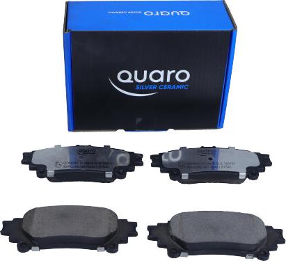 QUARO QP6454C - Тормозные колодки, дисковые, комплект autospares.lv