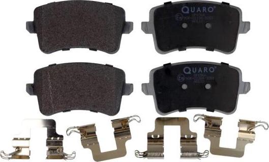 QUARO QP6566 - Тормозные колодки, дисковые, комплект autospares.lv