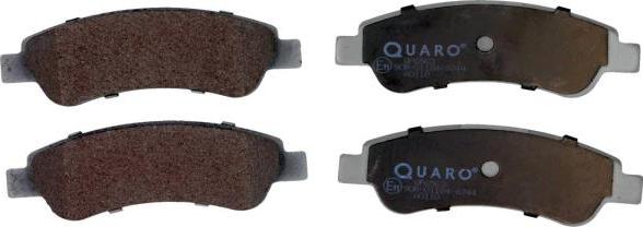 QUARO QP6563 - Тормозные колодки, дисковые, комплект autospares.lv