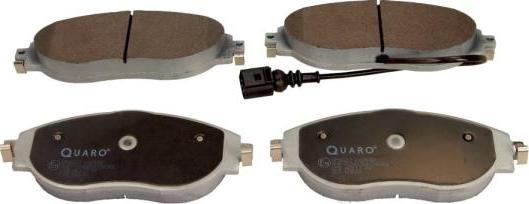 QUARO QP6623 - Тормозные колодки, дисковые, комплект autospares.lv