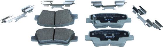 QUARO QP6673 - Тормозные колодки, дисковые, комплект autospares.lv