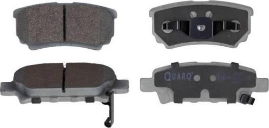 QUARO QP6028 - Тормозные колодки, дисковые, комплект autospares.lv