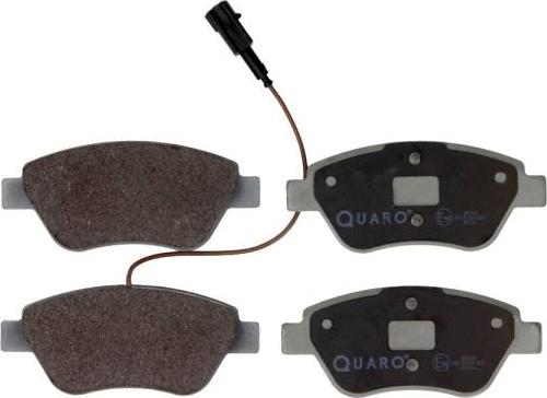 QUARO QP6350 - Тормозные колодки, дисковые, комплект autospares.lv