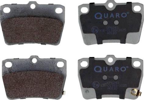 QUARO QP6243 - Тормозные колодки, дисковые, комплект autospares.lv