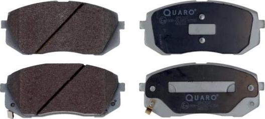 QUARO QP6702 - Тормозные колодки, дисковые, комплект autospares.lv