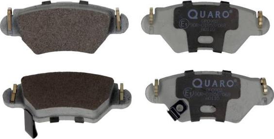 QUARO QP0982 - Тормозные колодки, дисковые, комплект autospares.lv