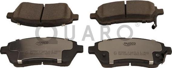 QUARO QP0558C - Тормозные колодки, дисковые, комплект autospares.lv