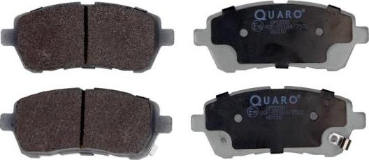 QUARO QP0558 - Тормозные колодки, дисковые, комплект autospares.lv