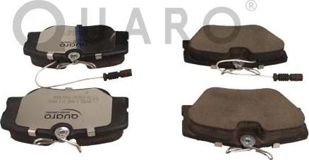 QUARO QP0552C - Тормозные колодки, дисковые, комплект autospares.lv