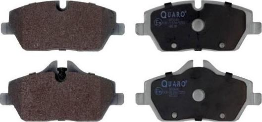 QUARO QP0640 - Тормозные колодки, дисковые, комплект autospares.lv