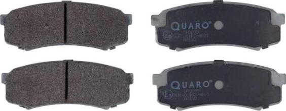 QUARO QP0098 - Тормозные колодки, дисковые, комплект autospares.lv