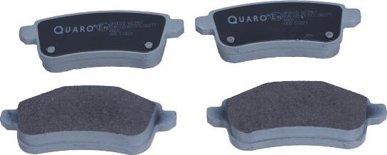 QUARO QP0015 - Тормозные колодки, дисковые, комплект autospares.lv