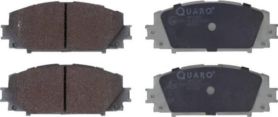 QUARO QP0180 - Тормозные колодки, дисковые, комплект autospares.lv