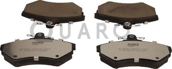 QUARO QP0821C - Тормозные колодки, дисковые, комплект autospares.lv
