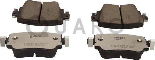 QUARO QP0399C - Тормозные колодки, дисковые, комплект autospares.lv