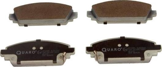 QUARO QP0355 - Тормозные колодки, дисковые, комплект autospares.lv