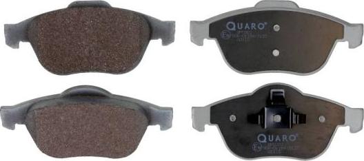 QUARO QP0383 - Тормозные колодки, дисковые, комплект autospares.lv