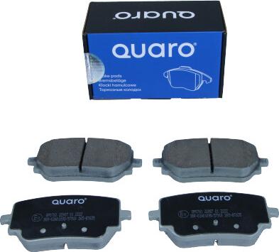 QUARO QP0761 - Тормозные колодки, дисковые, комплект autospares.lv