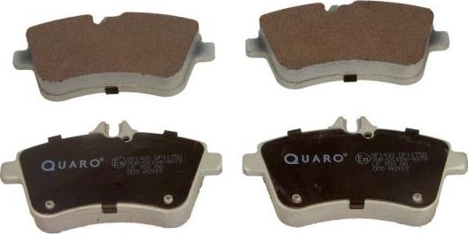 QUARO QP1433 - Тормозные колодки, дисковые, комплект autospares.lv