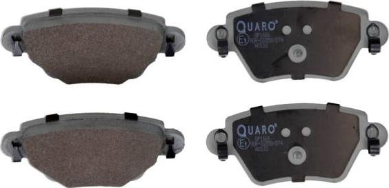 QUARO QP1666 - Тормозные колодки, дисковые, комплект autospares.lv