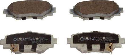 QUARO QP1609 - Тормозные колодки, дисковые, комплект autospares.lv